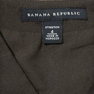 Banana Republic Dark Brown Stretch Blouse